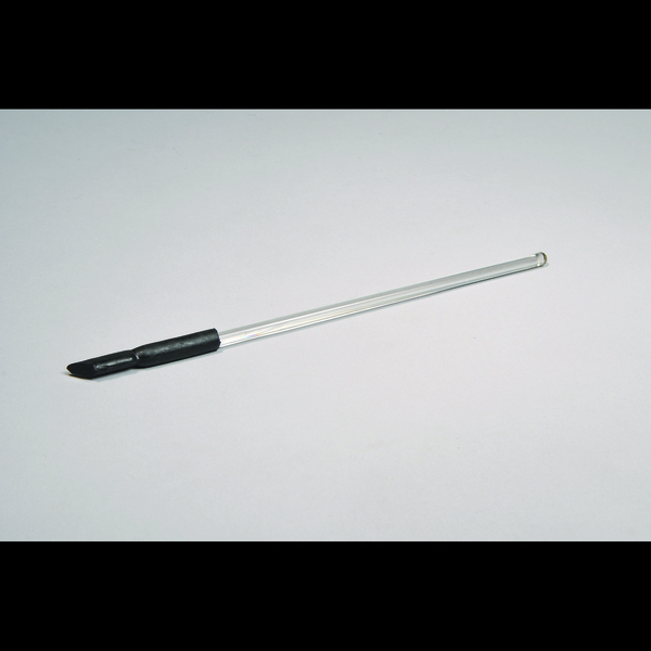 United Scientific Glass Stirring Rod W/ Rubber Polic, PK 12 GRPL12